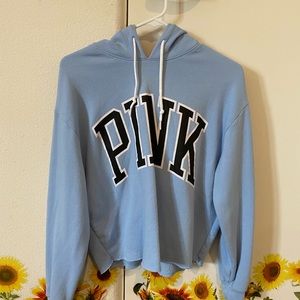 PINK Cropped Hoodie